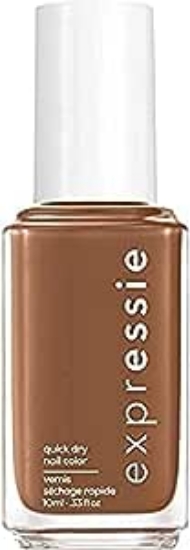 Picture of Essie expressie Quick-Dry Nail Polish Cold Brew Crew 70 Warm Mid-Tone Brown