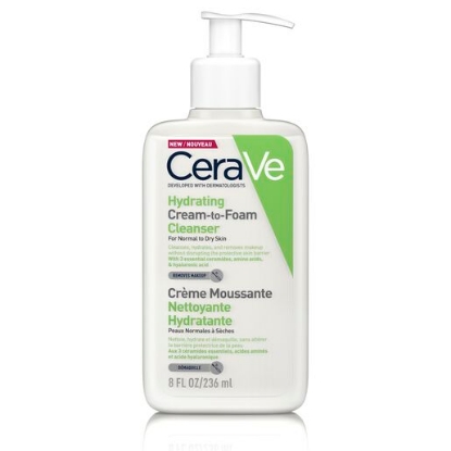 Picture of CeraVe Ceramides Hydrating Cream-to-Foam Cleanser 236ml