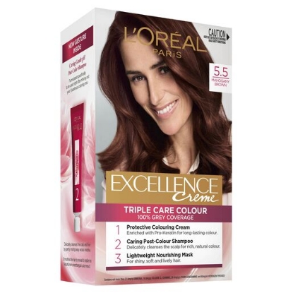 Picture of L'Oréal Paris Excellence Crème Permanent Hair Colour - 5.5 Mahogany Brown