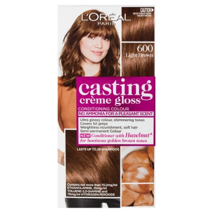 Picture of L'Oréal Paris Casting Crème Gloss Semi-Permanent Hair Colour, 600 Light Brown