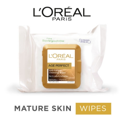 Picture of L'Oréal Paris Age Perfect Cleansing Wipes 25pk