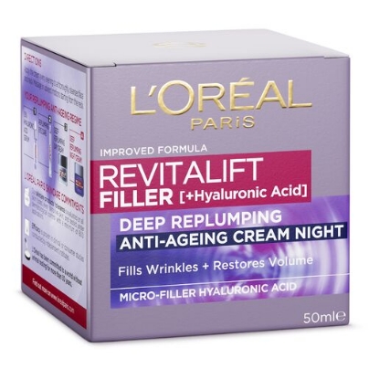 Picture of L'Oréal Paris Revitalift Filler [+Hyaluronic Acid] Replumping Night Moisturiser