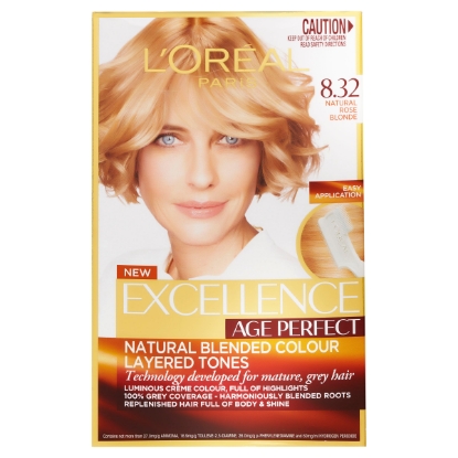 Picture of L'Oréal Paris Excellence Age Perfect Permanent Hair Colour - 8.32 Natural Rose Blonde