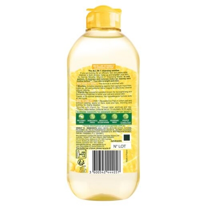 Picture of Garnier Micellar Vitamin C Cleansing Water 400ml