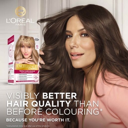 Picture of L'Oréal Paris Excellence Crème Permanent Hair Colour - 8.1 Ash Blonde