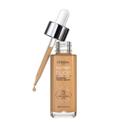 Picture of L'Oréal Paris True Match Nude Plumping Tinted Serum Foundation with Hyaluronic Acid Shade 5-6 30ml