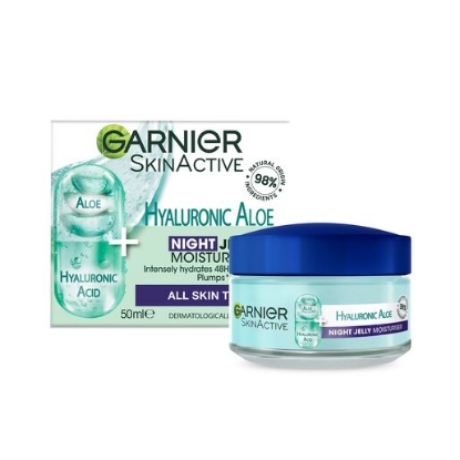 Picture of Garnier Skin Active Hyaluronic Aloe Hydrating Night Jelly Moisturiser 50ml