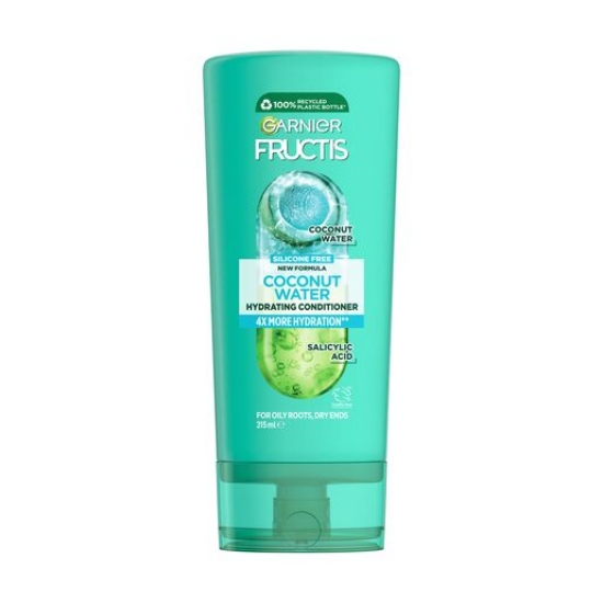 Picture of Garnier Fructis Coconut Water Conditioner 315ml for Oily Roots, Dry Ends