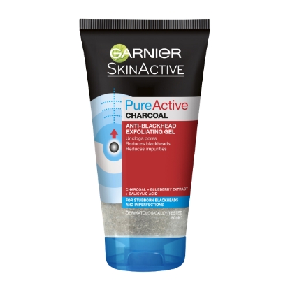 Picture of Garnier Pure Active Anti-Blackhead Charcoal Exfoliating Gel