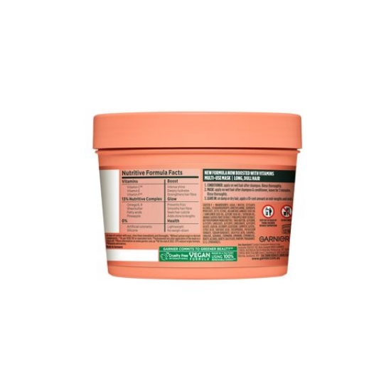 Picture of Fructis Hair Food Glossy Pineapple Multi Use Treatment 390ml