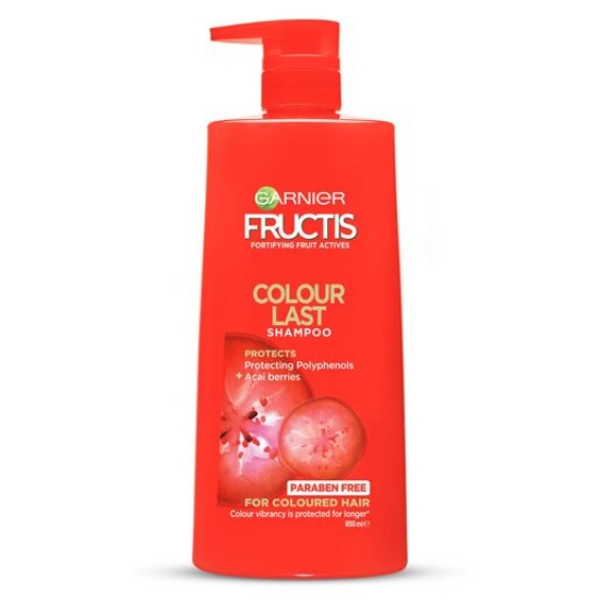 Picture of Garnier Fructis Colour Last Shampoo 850ml to Protect Coloured Hair
