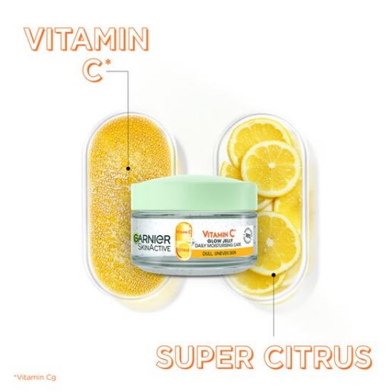 Picture of Garnier Skin Active Vitamin C* Brightening Glow Jelly Moisturiser 50ml