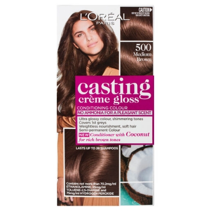 Picture of L'Oréal Paris Casting Crème Gloss Semi-Permanent Hair Colour, 500 Medium Brown