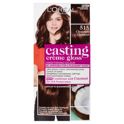 Picture of L'Oréal Paris Casting Crème Gloss Semi-Permanent Hair Colour, 515 Chocolate Chestnut
