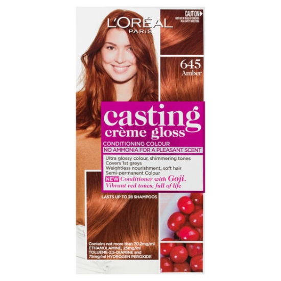 Picture of L'Oréal Paris Casting Crème Gloss Semi-Permanent Hair Colour, 645 Amber
