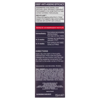 Picture of L'Oréal Paris Revitalift Laser X3 Anti-Ageing Eye Cream, 15mL