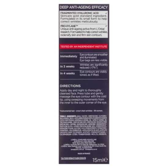 Picture of L'Oréal Paris Revitalift Laser X3 Anti-Ageing Eye Cream, 15mL