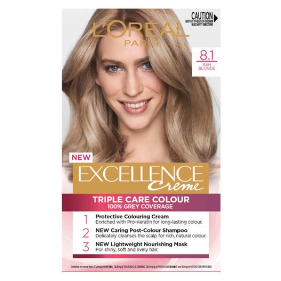 Picture of L'Oréal Paris Excellence Creme Hair Colour, 8.1 Ash Blonde