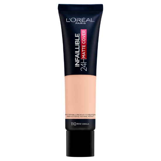 Picture of L’Oréal Paris Infallible 24H Matte Cover Longwear Foundation, 110 Rose Vanilla