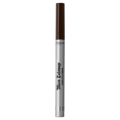 Picture of L'Oréal Paris Unbeliva'brow Micro Tattoo Brow Ink Pen, 1.0 Ebony