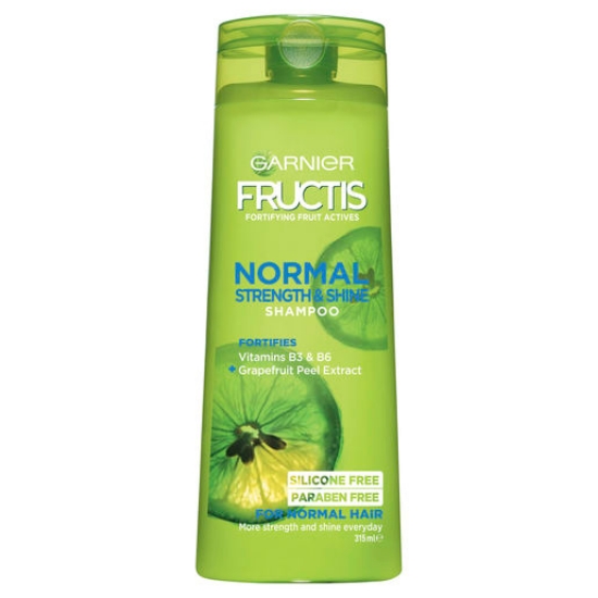 Picture of Garnier Fructis Normal Strength & Shine Shampoo 315ml for Normal Hair