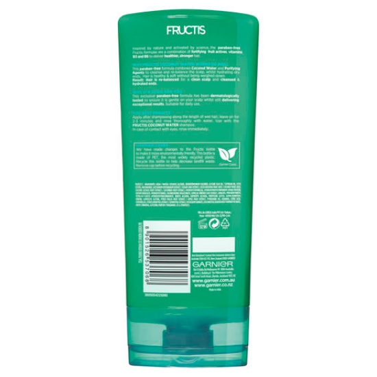 Picture of Garnier Fructis Coconut Water Conditioner 315ml for Oily Roots, Dry Ends