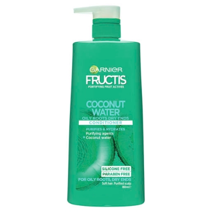 Picture of Garnier Fructis Coconut Water Conditioner 850ml for Oily Roots, Dry Ends