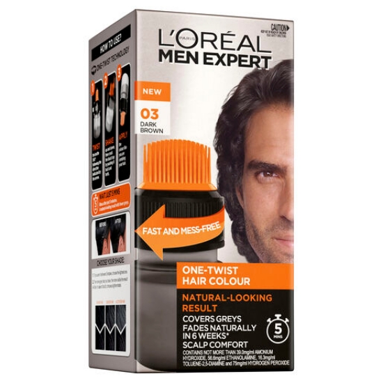 Picture of L'Oreal Paris Men Expert One-Twist Hair Colour Dark Brown