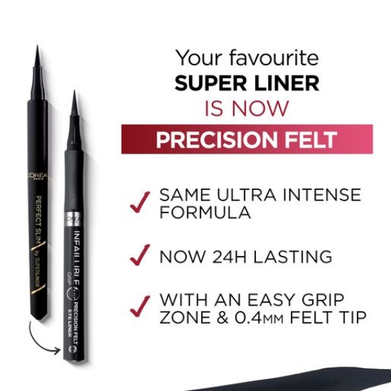 Picture of L’Oréal Paris Infallible Grip 27H Precision Felt Black
