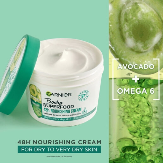 Picture of Garnier Body Superfood Avocado & Omega 6 Body Cream 380ml