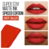 Picture of Maybelline New York Superstay Matte Ink Liquid Lipstick Spiced Up - Shot Caller 290 5ml
