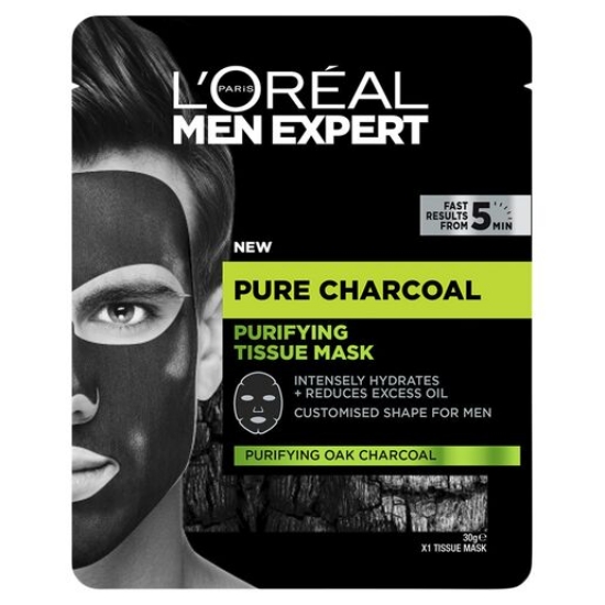 Picture of L'Oréal Paris Men Expert Pure Charcoal Purifying Tissue Mask